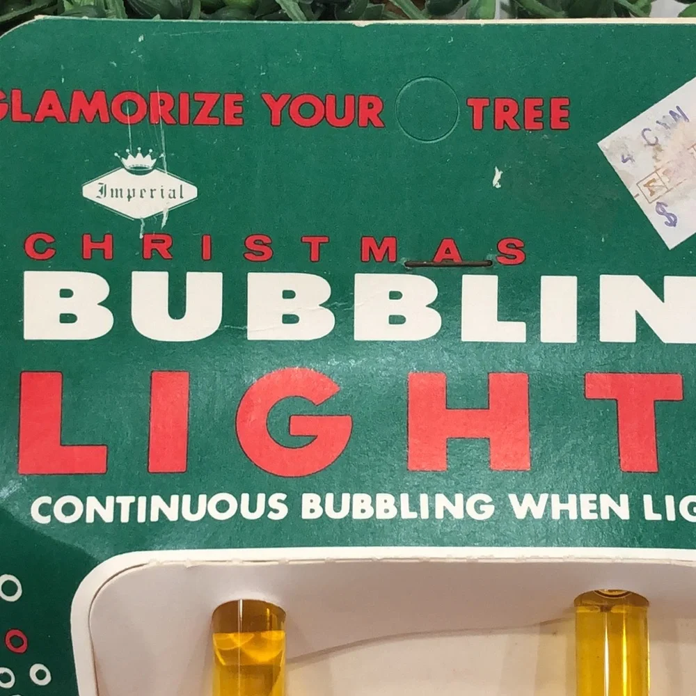 Vintage package bubbling